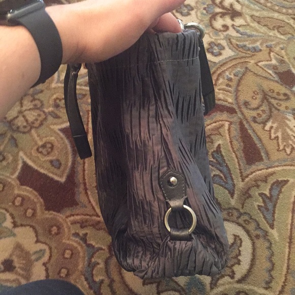 Authentic Coach Gray satin purse and coach wallet - Picture 3 of 6